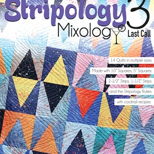 Stripology Mixology 3 Quilt Pattern Book by Gudrun Erla of G.E. Designs