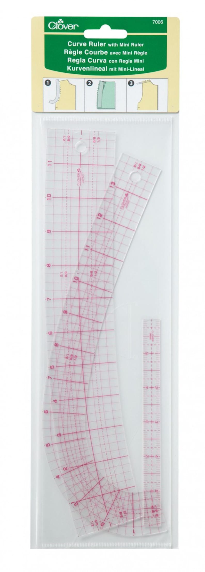 Clover Curve Ruler Set Etsy