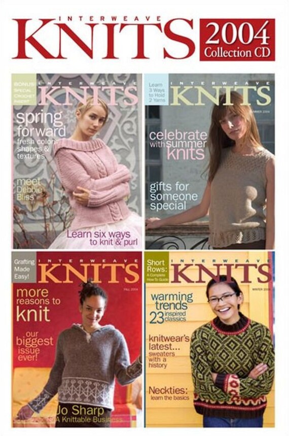 Interweave Knits Magazine 2004 Collection Cd