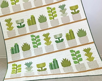 Greenhouse Quilt Pattern by Elizabeth Hartman