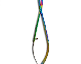 Curved Titanium EZ Snip 4-1/2in - 5in from Famore Cutlery