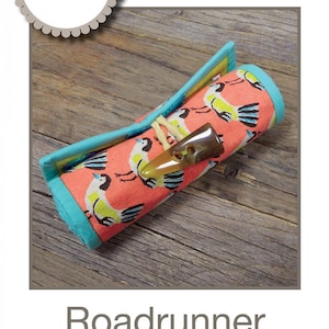Roadrunner Needle Roll - Applique, Embroidery, and Sewing Pattern by Sue Spargo of Folk Art Quilts