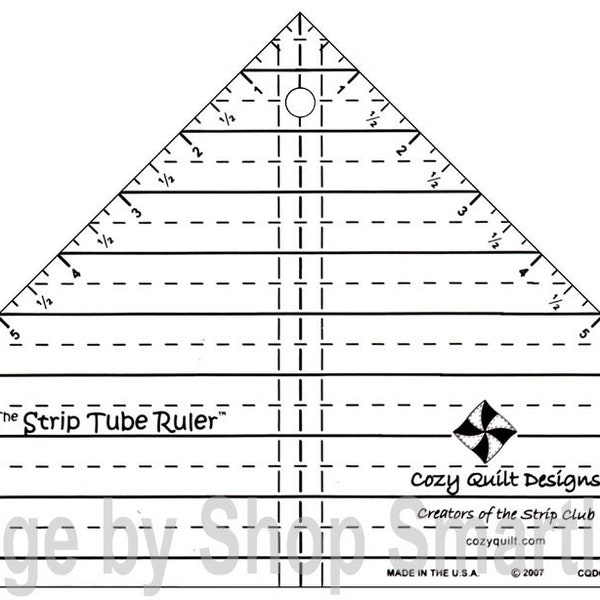 Quilt Strip Tube Ruler Etsy