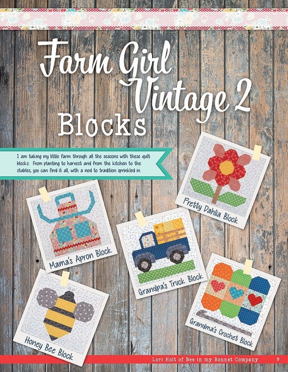 最大15%OFFクーポン Lori by 2 Vintage Girl Farm Holt for Bonnet My in Bee of 編み物・毛糸