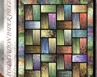 Fire Island Hosta Quilt Pattern By Quiltworx/Judy Niemeyer – Foundation Paper Piecing, Throw Size 74"x74"