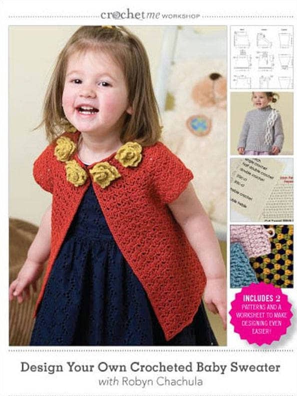 Design Your Own Crocheted Baby Sweater With Robyn Chachula Etsy Australia