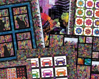Urban Jungle Quilts Pattern Book by Jason Yenter for In The Beginning Fabrics