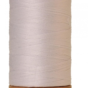 Mettler Threads 9135-2000 Silk-Finish 40wt Cotton 500yd Thread White