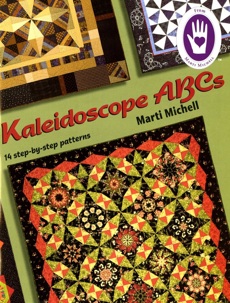 Kaleidoscope Abcs Quilt Pattern Book by Marti Michell Etsy