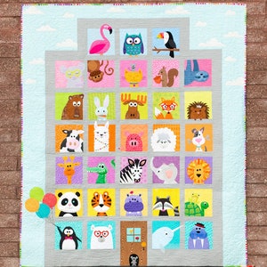 Zootropolis Applique Quilt Pattern Book by Sassafras Lane Designs