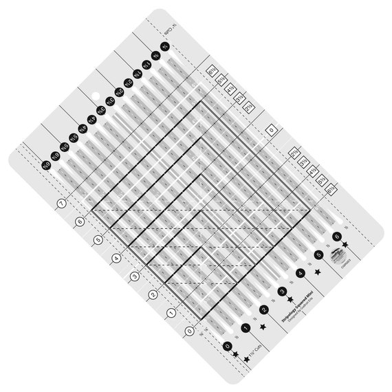 Creative Grids Stripology Squared Mini Quilt Ruler CGRGE3 Etsy