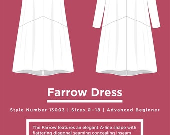 Farrow Dress Sewing Pattern by Grainline Studio