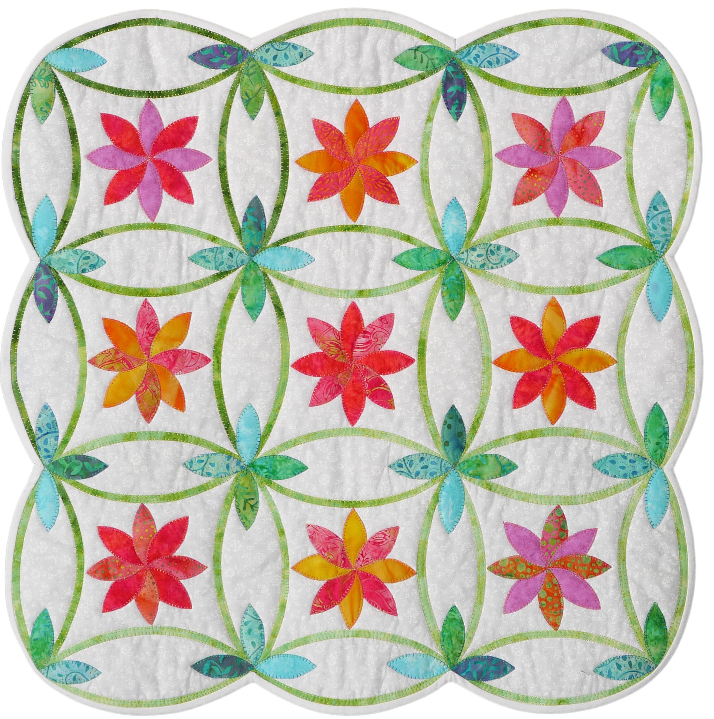 Promise Ring Quilt: A Leaves Galore Pattern by Sue Pelland - Etsy Canada