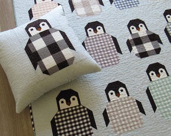 Penguin Party Quilt Pattern by Elizabeth Hartman