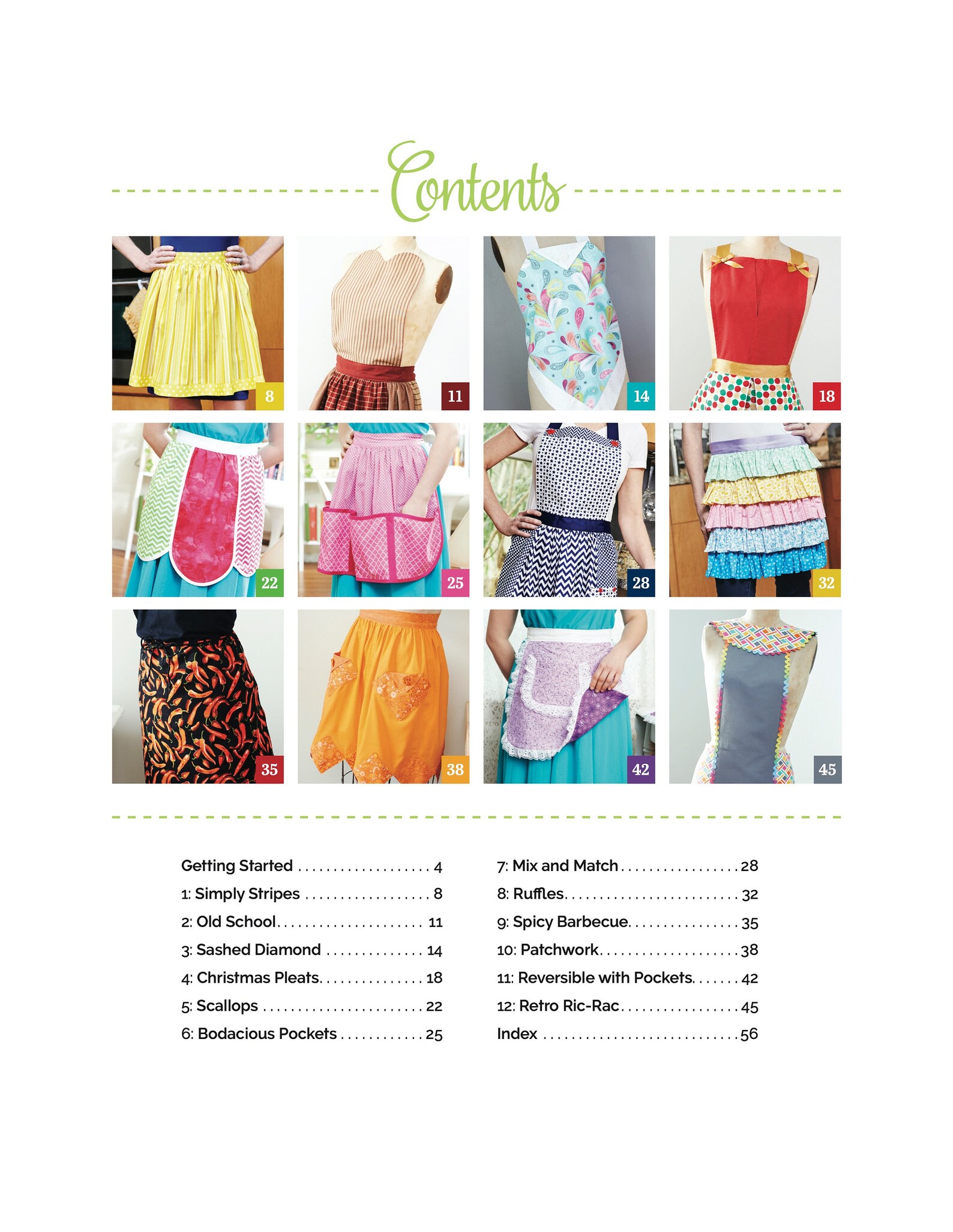 Fabulous Fat Quarter Aprons Sewing Pattern Book by Mary Beth Temple for ...
