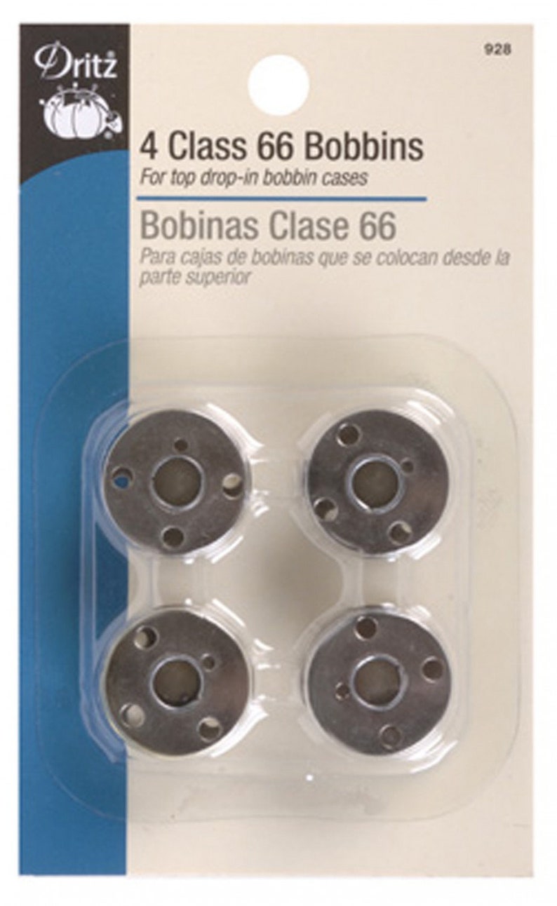 Bobine Metallo Classe 15 Dritz - Confezione Da 12, Per Macchine Da Cucire Singer E Compatibili