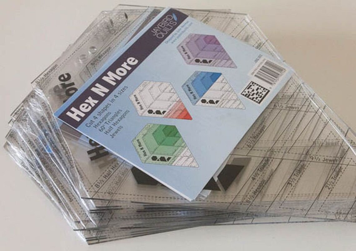 Hex N More Quilt Ruler by Jaybird Quilts Etsy