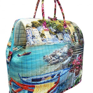 Giant Poppins Bag Sewing Pattern with Two Bag Stays by Carol McLeod of Aunties Two