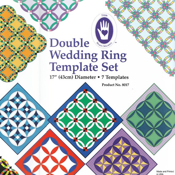 Double Wedding Ring Template Set By Marti Michell With Etsy