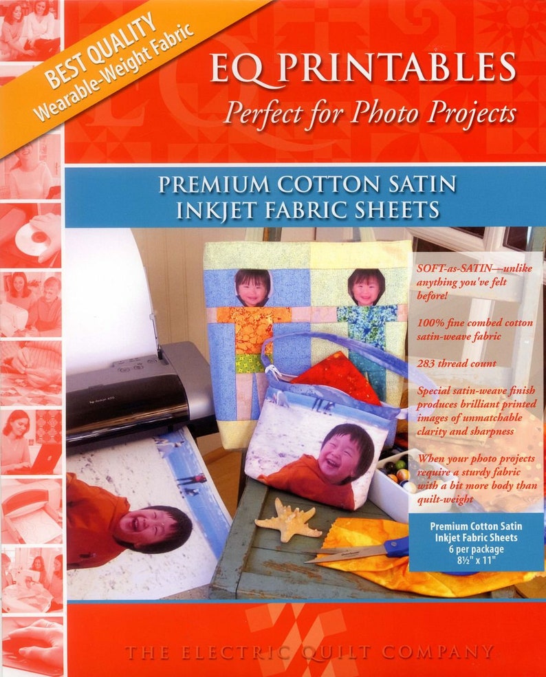 Electric Quilt Eq Printables Premium Cotton Satin Inkjet | Etsy