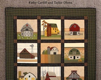 Where The Cows Come Home: A Block Of The Month Quilt [Spiral-Bound] [Jan 01, 2014] Kathy Cardiff And Taylor Olvera