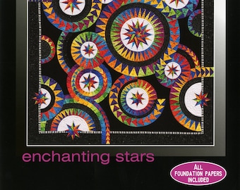 Enchanting Stars Quilt Pattern by Jacqueline De Jonge of Becolourful