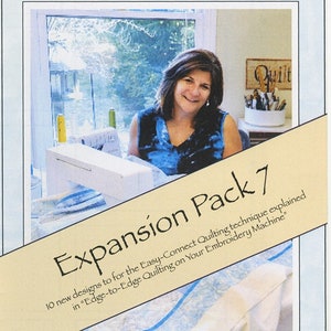 Edge-To-Edge Quilting On Your Embroidery Machine Expansion Pack 7 by Amelie Scott Designs