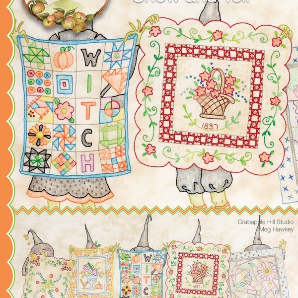 Salem Quilt Guild's Show And Tell Quilt Pattern by Meg Hawkey for Crabapple Hill Studio