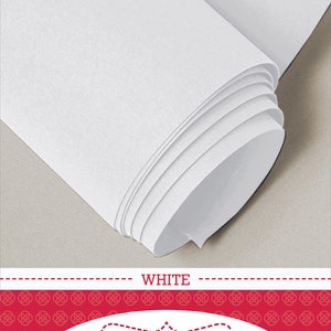 Kraft-Tex Roll; White; 19" X 54"