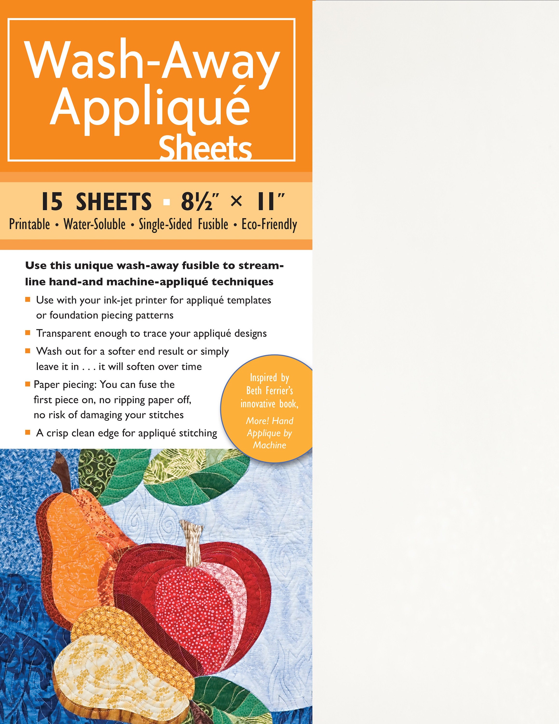 Print Stitch Dissolve Water Soluble Paper Stabilizer Pellon Wash