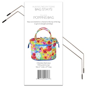 Stays 2-Pack Size B 19-inch x 4-inch AT627 for Poppins, Big Katahdin Tote, City Bag Uptown Patterns by Aunties Two