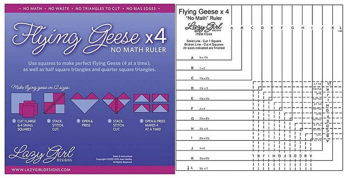 Precision Flying Geese & HST Ruler