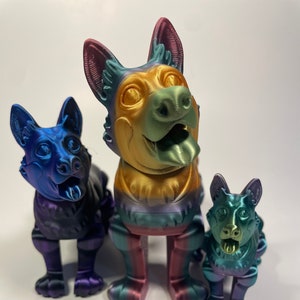 3d Printed Articulated Flexi German Shepard High Quality Fidget Desk Toy For Dog Lover