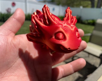 3D Printed Articulated Axolotl Fidget Toy – Flexi Desk Pet Figurine, Sensory Gift for Kids & Adults