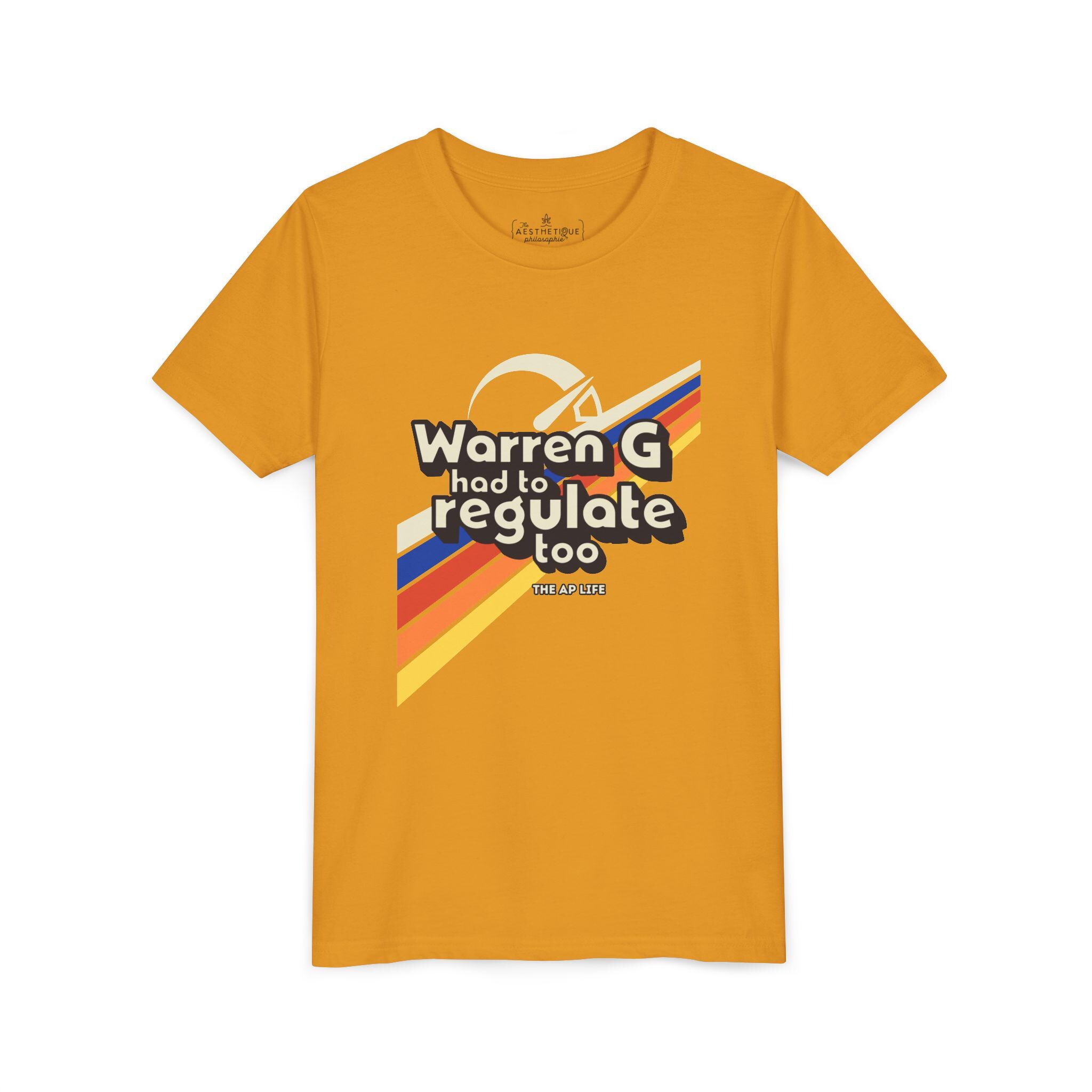 Warren G Had to Regulate Too - Youth Unisex Jersey Tee - Etsy