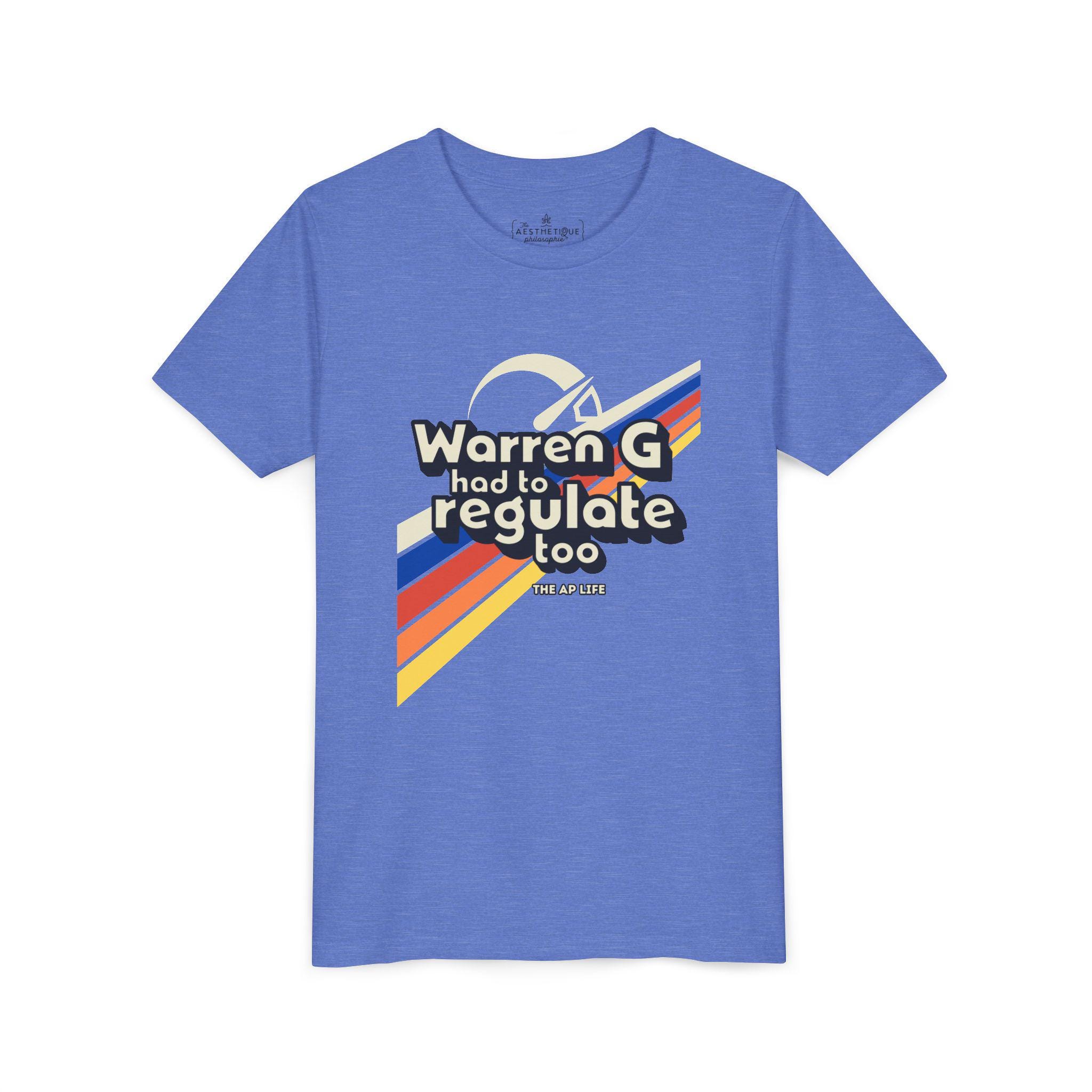 Warren G Had to Regulate Too - Youth Unisex Jersey Tee - Etsy
