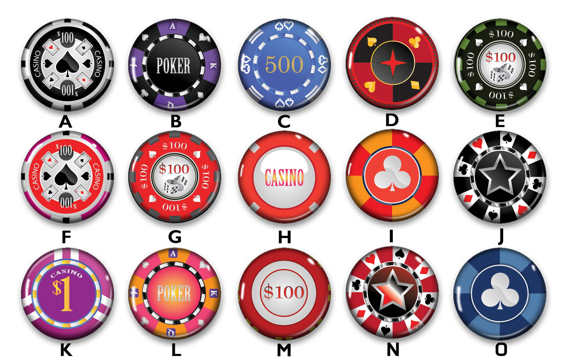Casino Poker Chip Keychain Keyring Party Favor Keychain Etsy