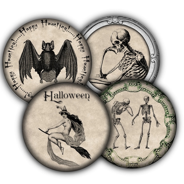 Posavasos vintage de Halloween, Halloween, góticos, posavasos, vajilla, artículos de bar, decoración de Halloween