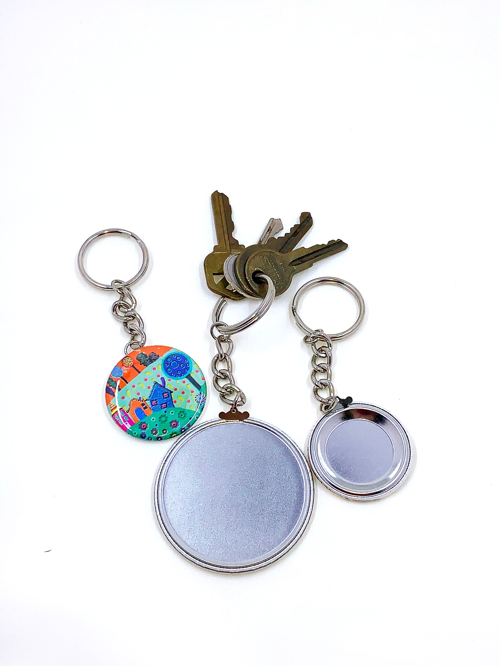 Casino Poker Chip Keychain Keyring Party Favor Keychain Etsy