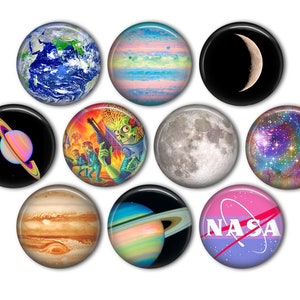 Galaxy Space Coasters, Planet, Alien, Drink Coasters, Coasters, Tableware, Barware, Nebula, Home Decor image 1