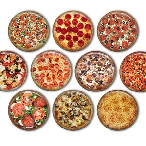 Yummy pizza Pin Back Buttons, Backpack Pins, Jacket Buttons, Flat Back Buttons, Fall Party Favors, Autumn, Thanksgiving Decor