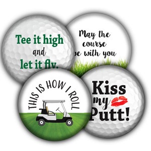 Golf Lovers Coaster Set, Cork Backed Coasters, Custom Coasters, Fathers Day, Handmade, Gift for Him