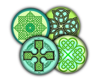 Celtic Knot Cross Coasters, Drink Coasters, Coasters, Tableware, Barware, Party Supplies, Celtic Knot Beverage Holder