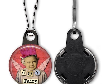 Personality Fairies Zipper Pull For Jacket, Zipper Pull For Purse, Fairy Charm, Fairy Decor,  Planner Charm