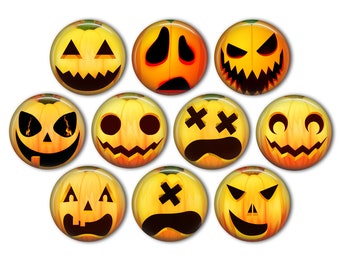Cute Halloween Pumpkin Pin Back Buttons, Magnets, Halloween Decor, Backpack Pins, Pumpkin, Jack-o-lantern