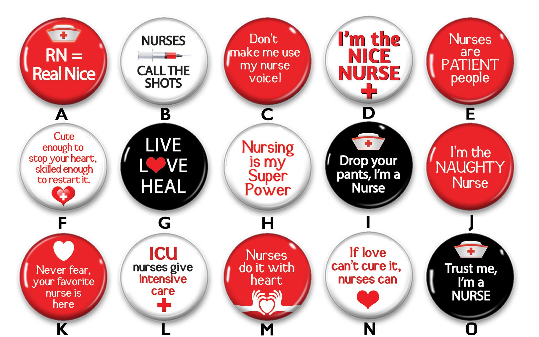 Funny Nurse Pin Back Buttons Backpack Pins Jacket Buttons Etsy