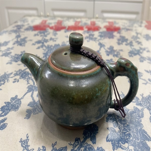 Elegant Ceramic Teapot: Handcrafted Beauty for Your Tea Time Artisan Ceramic Tea Kettle Timeless Charm for Your Table