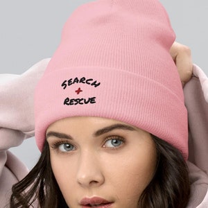 Search and Rescue beanie | Search + Rescue winter hat | Rescue hat | Search & Rescue hat | Embroidered winter hat | SAR hat | Volunteer SAR