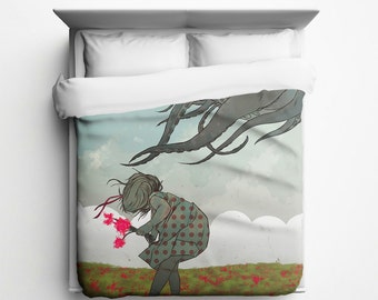 anime duvet cover etsy