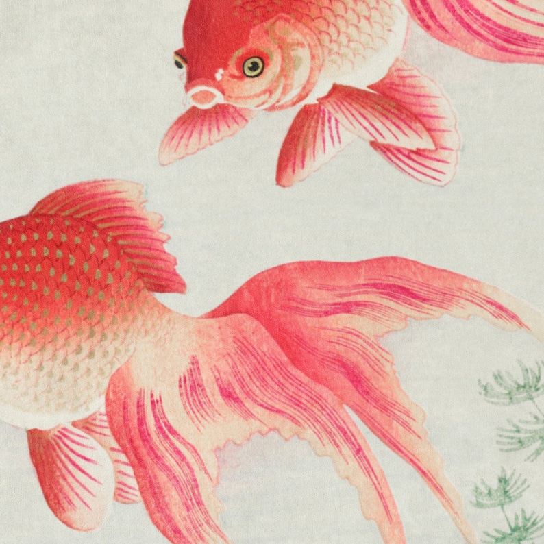 Koi Blanket Fish Blanket Warm Fleece Throw Japanese Theme Etsy